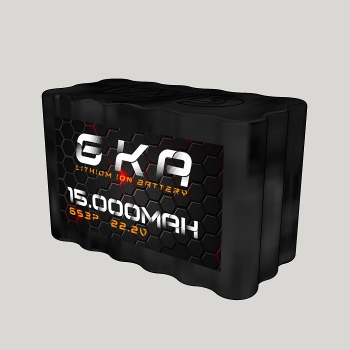 ADA GKA Li-Ion Liion Battery batre 6S 6S3P 22.2V 15000mAh Pesawat Drone UAV Longrange Not LiPo