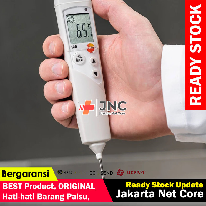 PALING BARU ORIGINAL Testo 106 Set Food Core Thermometer With Top Safe