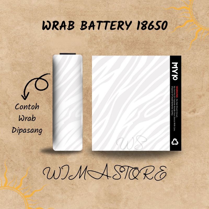 

Wrap* Stiker Wrap Baterai 18650 V2 Abstrak Untuk Melindungi 15 Wrap Skin Stiker Garksin CUSTOM Gratis (2pcs)