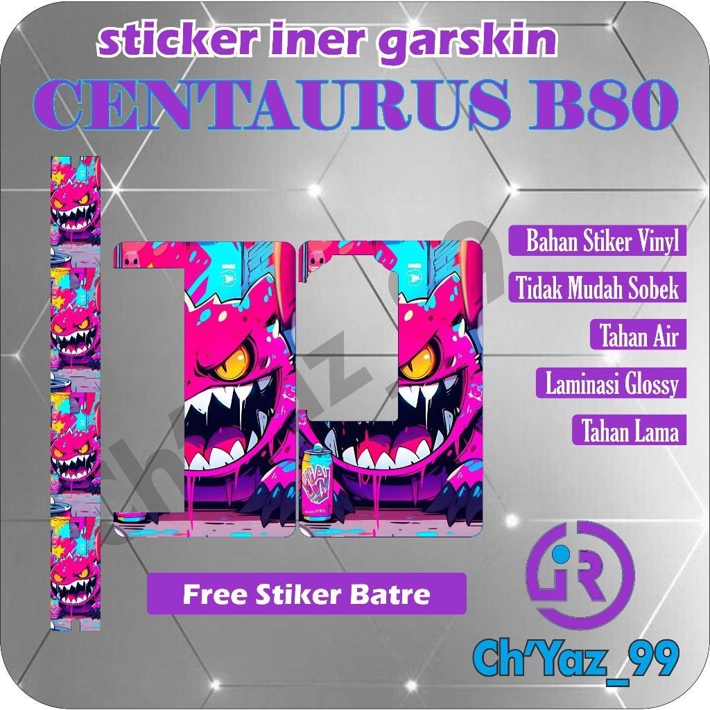 

Wrap* Chyaz99 Product B80 Iner I Wrap Skin Stiker Garksin CUSTOM Gratis (2pcs)