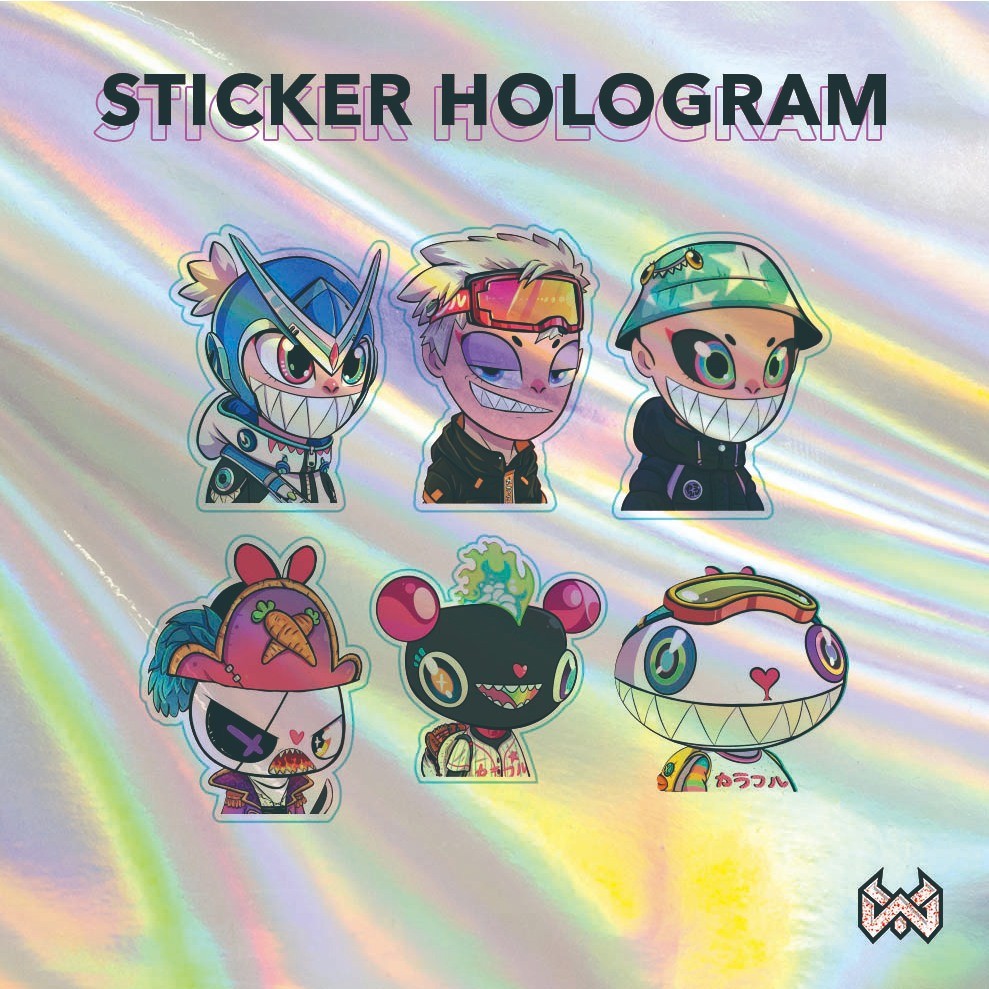 

Wrap* Hologram Dalam 2 Wrap Skin Stiker Garksin CUSTOM Gratis (2pcs)