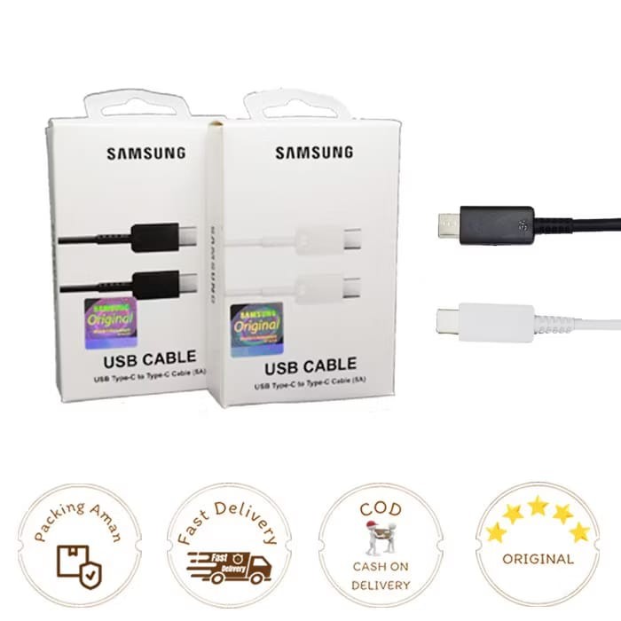 Kabel Data type C to type C / Kabel Casan Tipe C / Kabel Charger Type C
