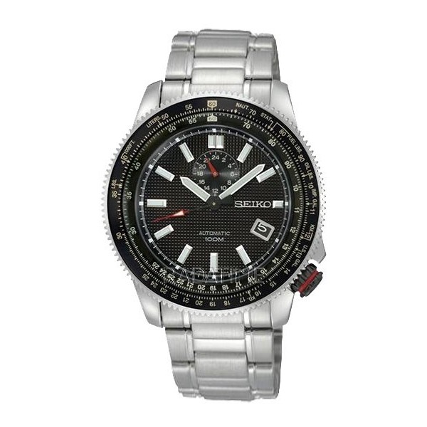 Jam Tangan Seiko Superior Automatic Pria  Original Silver Solid Stainless Steel SSA005