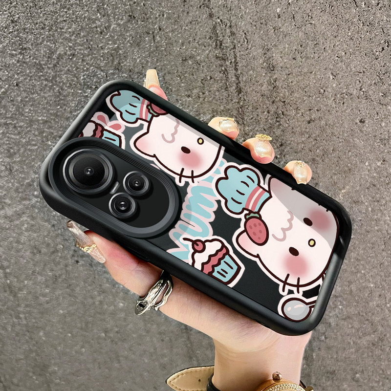 Casing Hp OPPO Reno 10 5G OPPO Reno 10 Pro 5G Case Casing lembut HP Kesing kartun Hello Kitty Softca