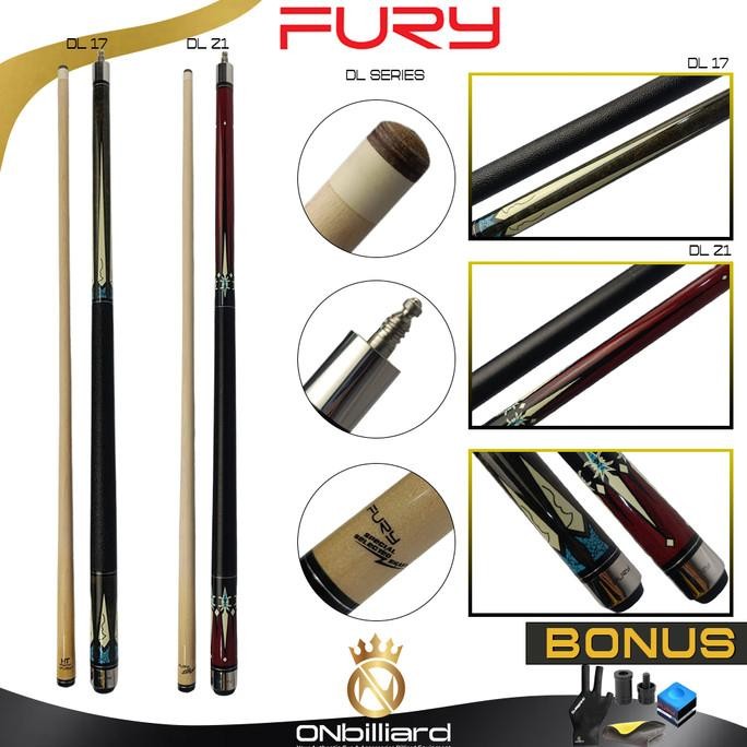 NEW Stick Billiard Fury DL Series DL-17 DL-21 Cue / Stik Billiar Fury DL Billiard Billyar