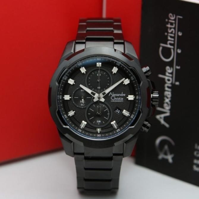 JAM TANGAN PRIA ALEXANDRE CHRISTIE AC6523 AC 6523 BLACK