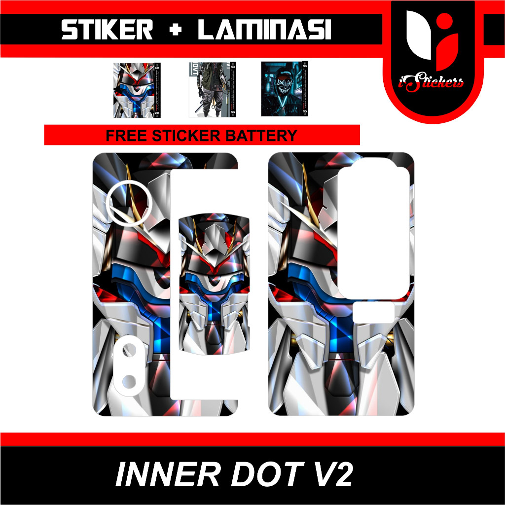 

Wrap* Inner Pelindung Casing Dot V2 Wrap Skin Stiker Garksin CUSTOM Gratis (2pcs)