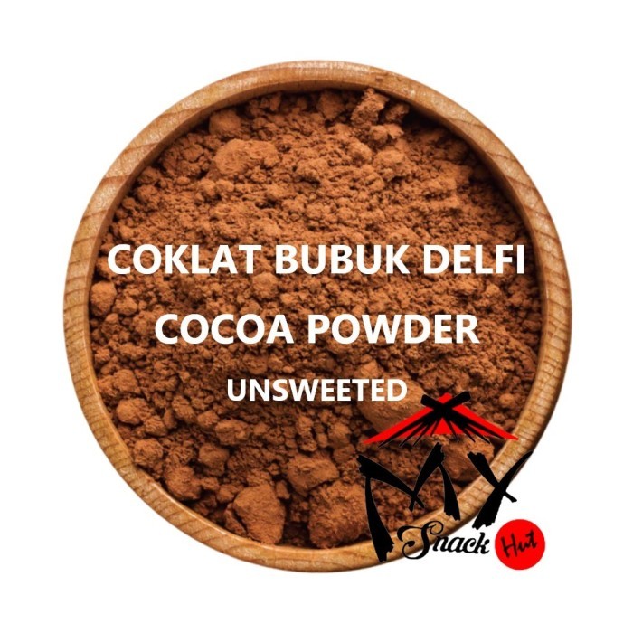 

COKLAT BUBUK DELFI 1KG PURE COCOA CHOCOLATE POWDER SERBUK COKELAT MINUMAN MURNI PREMIUM UNSWEETENED