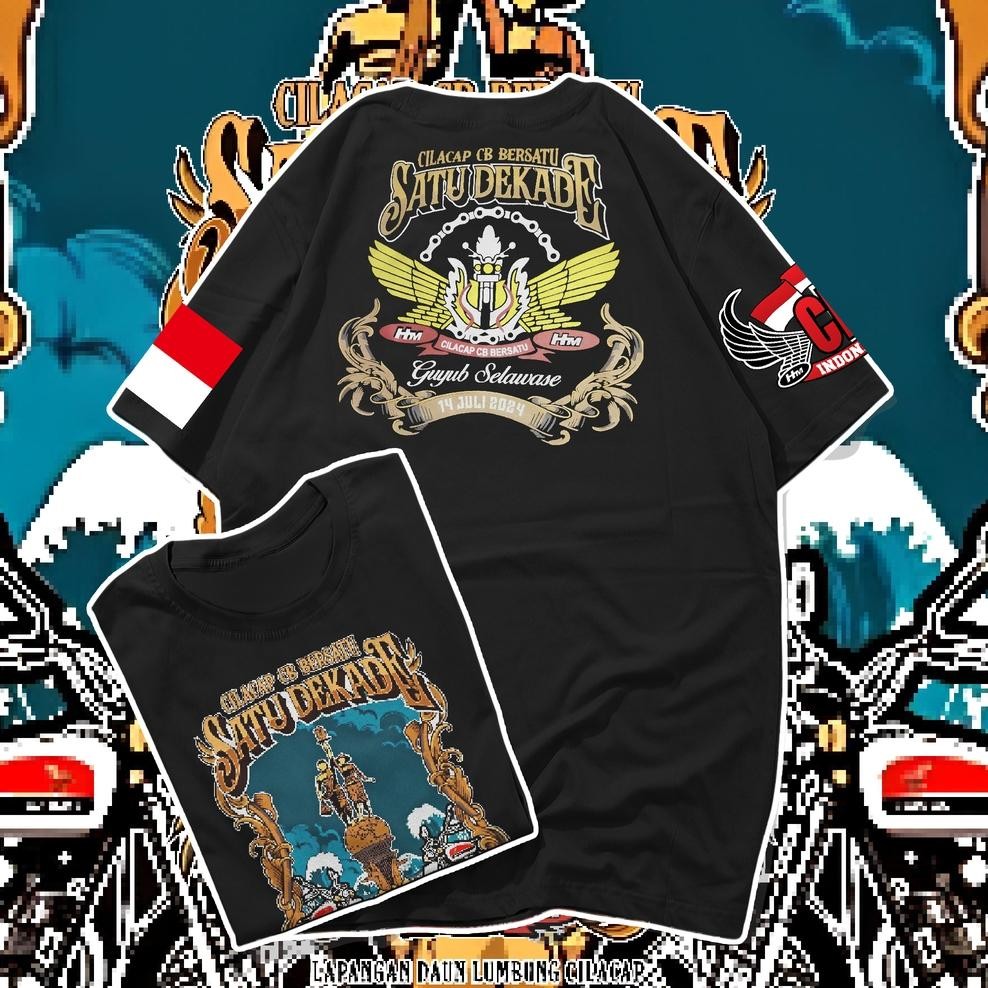 Kaos Merchandise Satu Dekade Cilacap Cb Bersatu Kaos Acara Satu Dekade Cilacap Cb Bersatu
