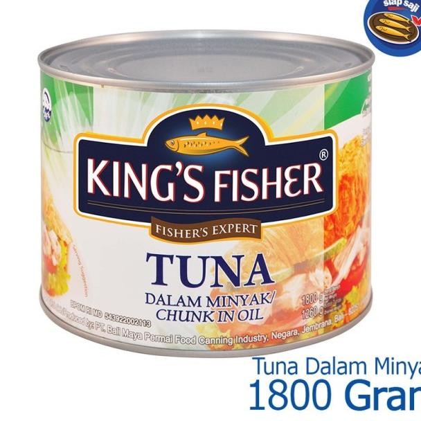 

King'S Fisher Tuna 1800 Gram Larutan Garam/ Nyak/ Hot Spicy Kaleng