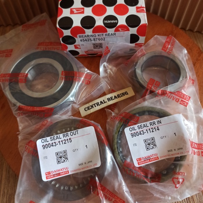 BEARING SET+SEAL BEARING RODA BELAKANG TAFT GT F70 TERBARU