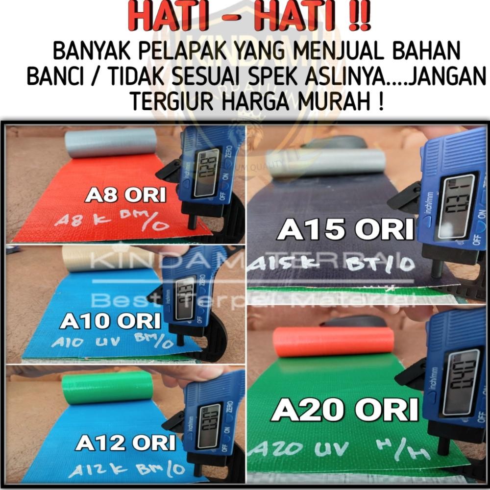 TERPAL KOLAM IKAN 3x2x1 A20 KOREA | KOLAM TERPAL IKAN LELE, NILA, GURAME, KOI