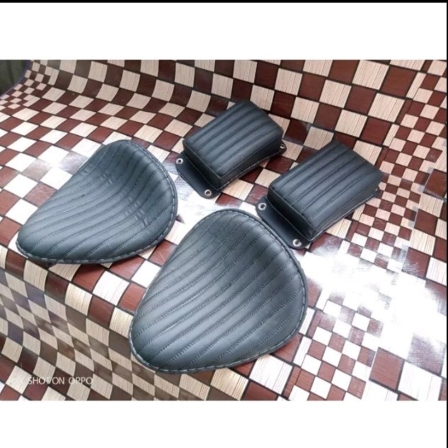 jok motor custom chopper single/double seat,jok motor custom chopper TERMURAH