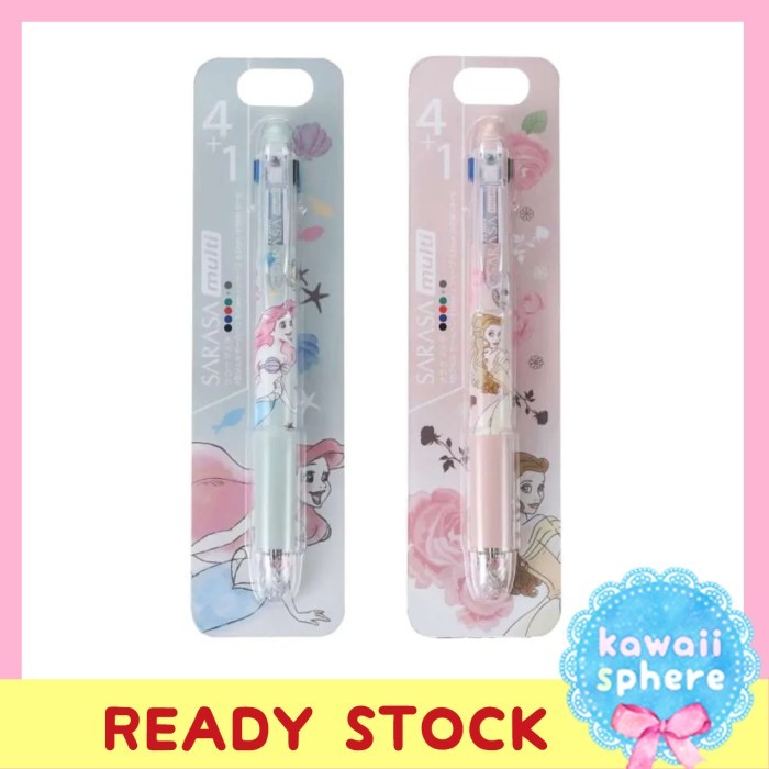 

Sarasa Multi 4+1 Pen & Mechanical Pencil 0.5 Disney Princess Limited