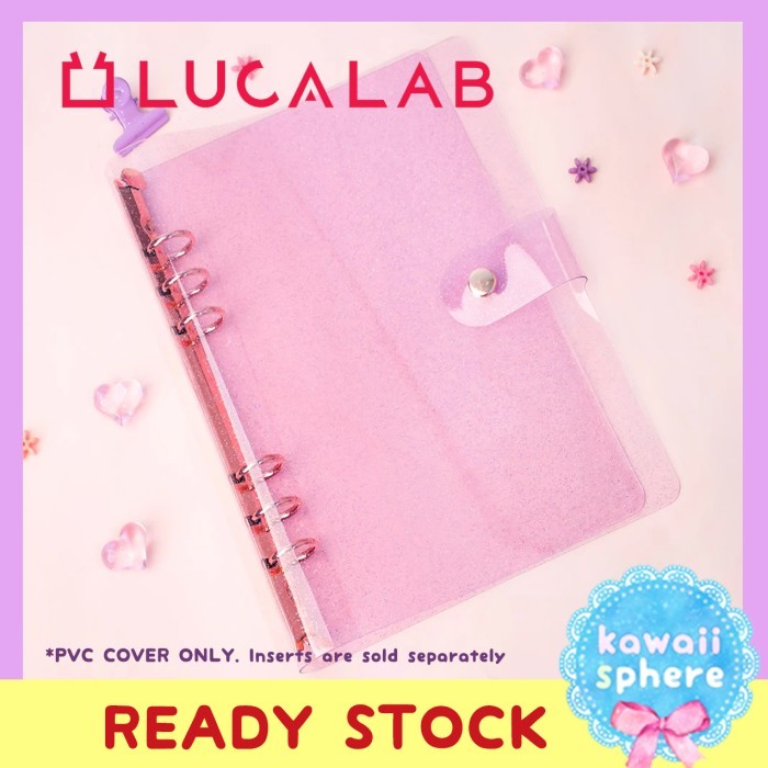 

Lucalab Ring Binder Archive Size PVC cover only Rose Gold Ring