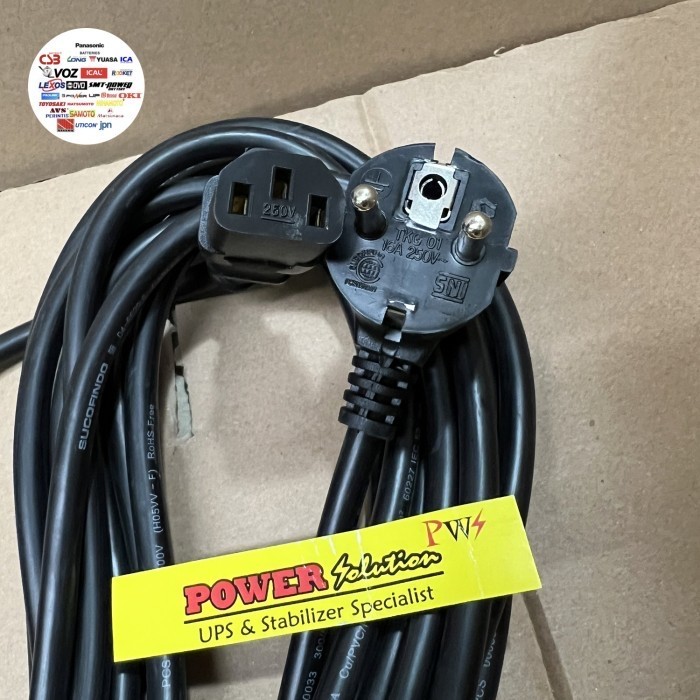 Kabel Power Antminer Rig Miner Cpu psu ups server Hi Quality 16A 10M HARGA SPESIAL