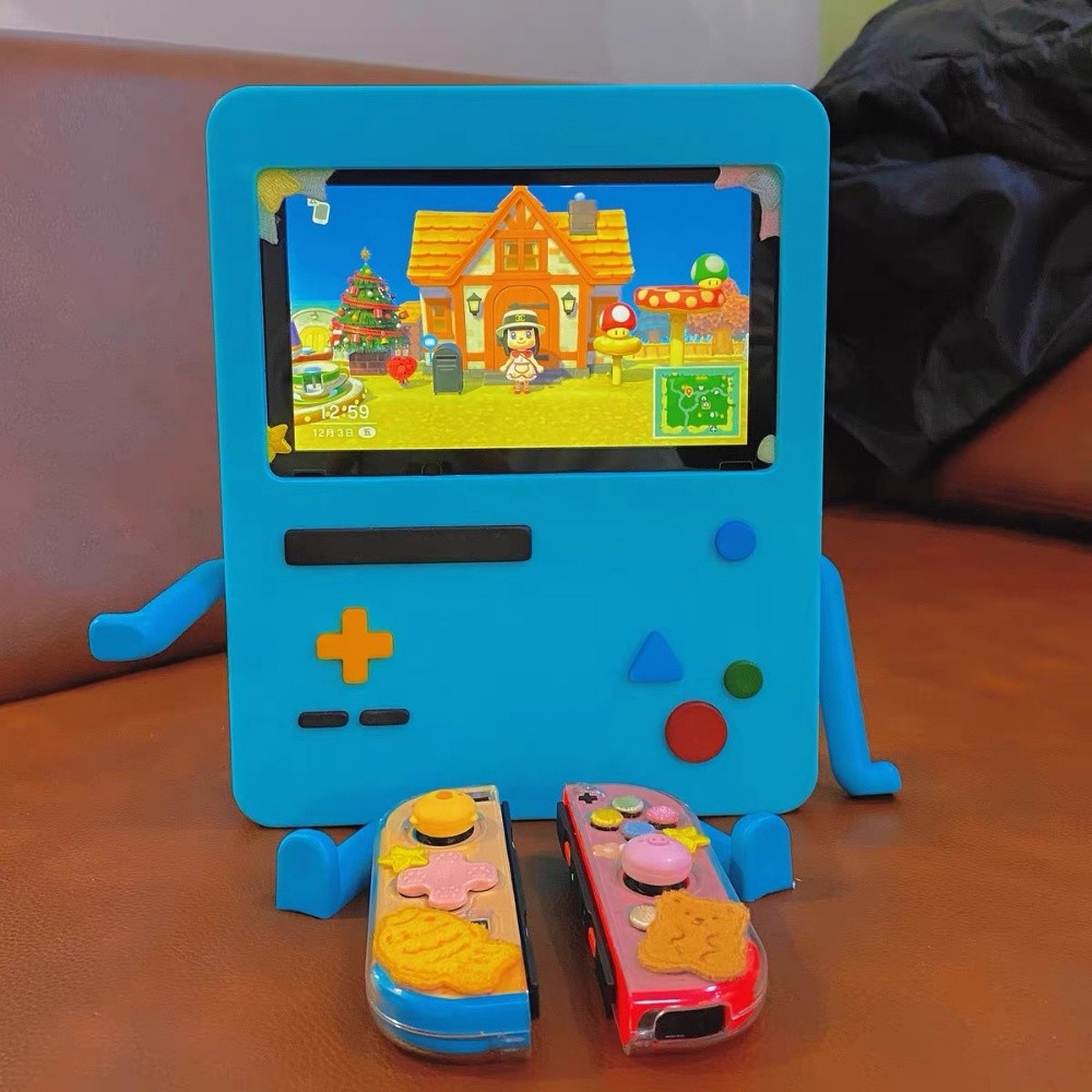 Nintendo Switch BMO Stand Lucu Kartun Multi Warna Bahan Silikon Dukungan Layar Permainan Genggam |14