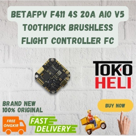 BetaFPV F411 4S 20A AIO V5 Toothpick Brushless Flight Controller FC