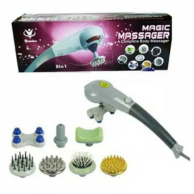 Cuci Gudang Alat Pijat Getar Body Massage Magic Massager 8 In 1Alat Pijat Elektrik