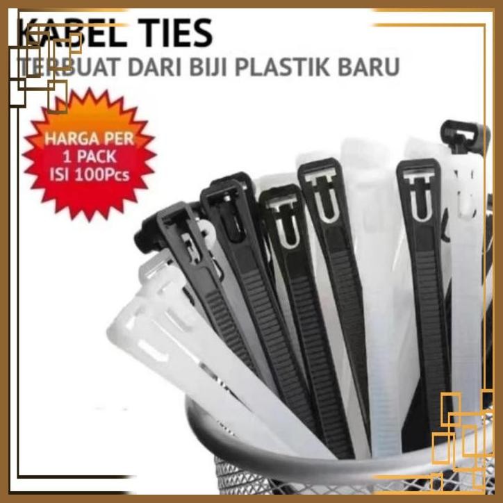 

[JA55] TALI TIS/KABEL TIES/CABLE TIE 50CM/50 CM (500 X 7,6MM) ISI 100 PCS