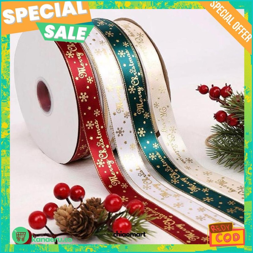 

Pita Merry Christmas Pita Natal Pita Hampers Pita Xmas Pita Christmas 2,5Cm ( 5 Meter ) Sale