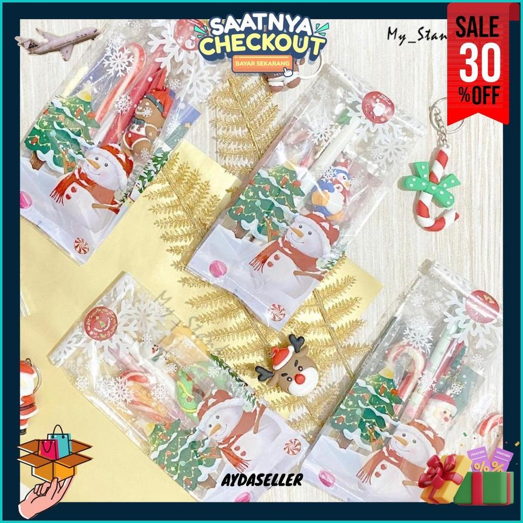 

Parcel Natal Snowlicious Christmas Hampers Murah Mistletoe Bingkisan Gulali Permen Tongkat Odemei Pen Gantungan Kunci Candy Cane Gift Anak Souvenir Santa Rusa Pohon Natal Notes Kaos Kaki Notebook Snowman Sinterklas Hadiah Sekolah Minggu Diskon