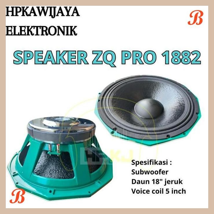 | HKJ | SPEAKER KOMPONE ZQ PRO 18" 1882 SPEAKER SPEKER ZQPRO 18 INCH 1882