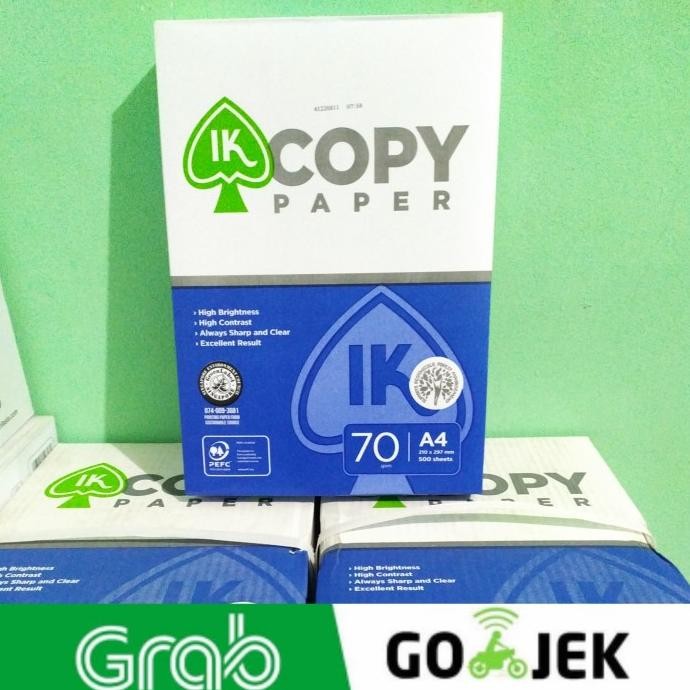 

TERMURAH - Kertas HVS A4 70 gr 1 dus gojek grab