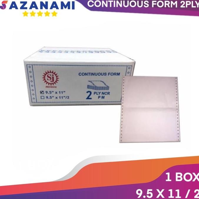 

TERMURAH - 2 PLY CONTINUOUS FORM 9.5 X 11/2 KERTAS KOMPUTER KERTAS LUBANG 2PLY