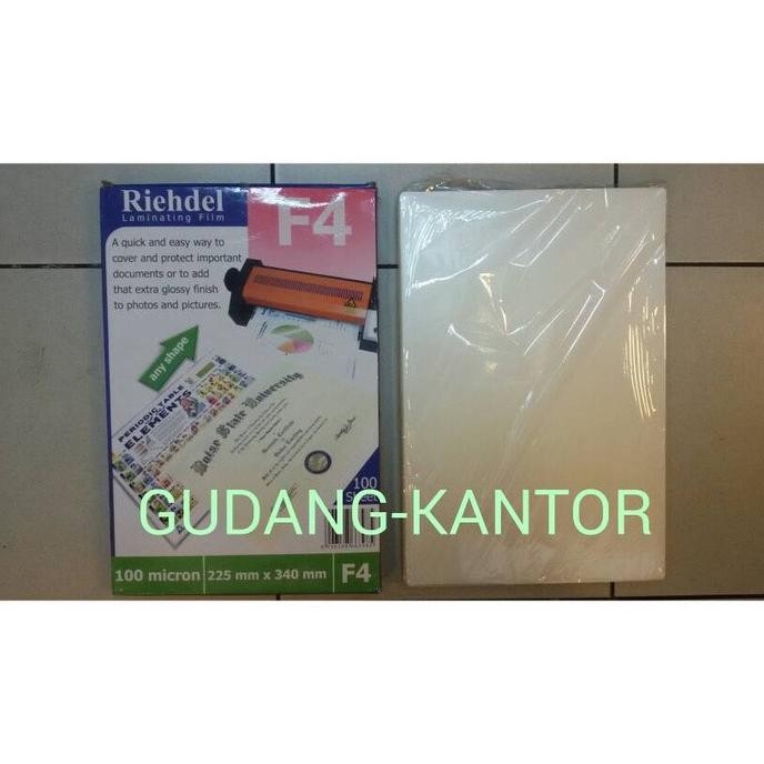 

TERSEDIA LAMINATING FILM F4 (PLASTIK LAMINATING)