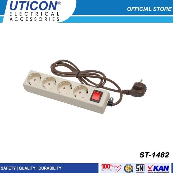 

TERSEDIA STOP KONTAK UTICON 4 LOBANG 1.5 METER ST-1482