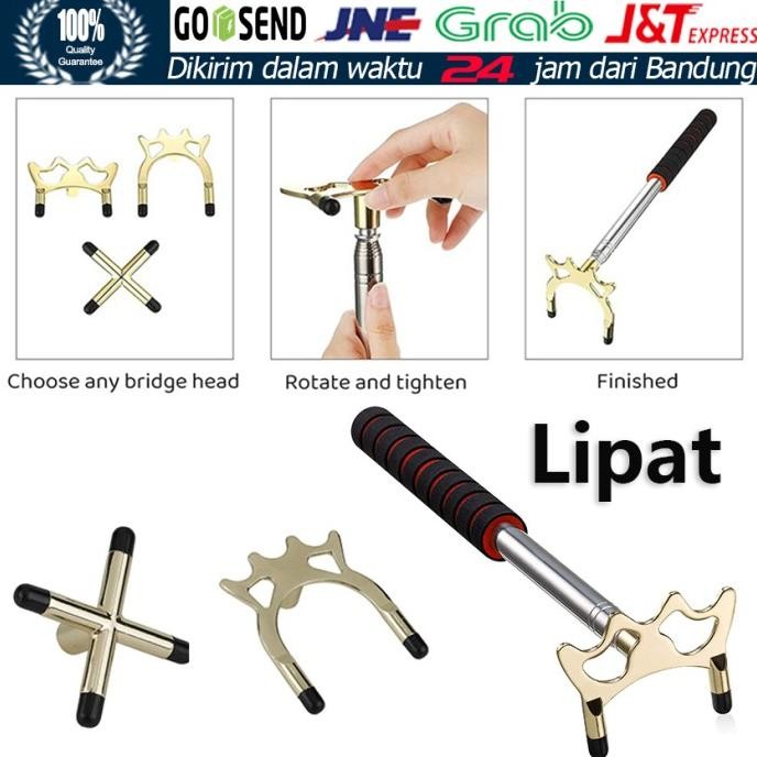 Bridge Cue Rest Head Lipat - Kepala Cagak Stick Biliar Billiard Bridge ASLI
