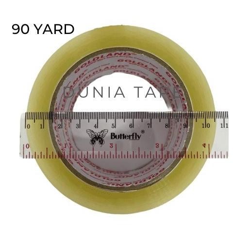 

BEBAS ONGKIR - (GOJEK GRAB) OPP lakban bening coklat 2 inch 90 yard (45 mm x 90 yard)