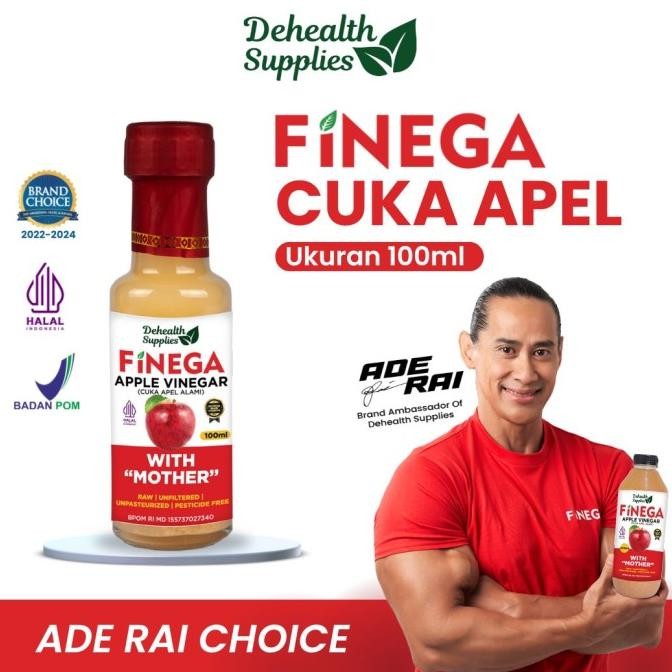 

PROMO FINEGA CUKA APEL 100ml Kemasan Kaca