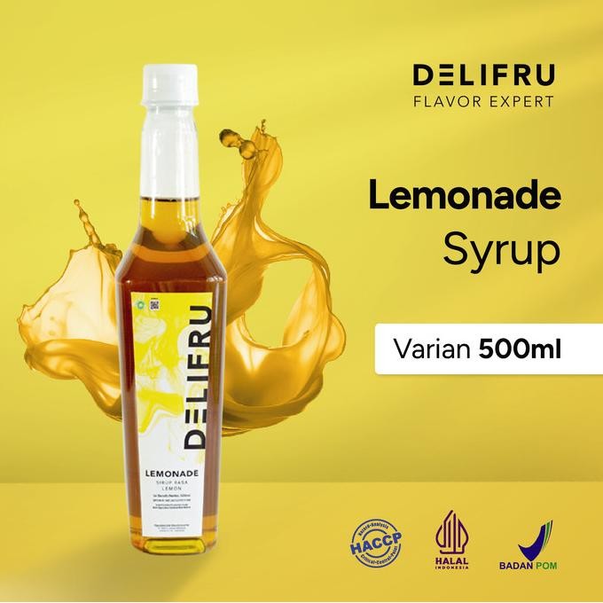 

HOT PROMO Delifru Syrup Lemonade - Sirup Lemon 500 ml