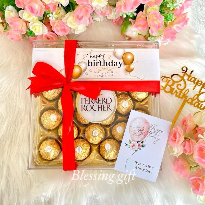 

HGT [READY) KADO ULANG TAHUN | HADIAH ULTAH ANNIVERSARY COKLAT FERRERO | HAMPERS LEBARAN | KADO NATAL | KADO VALENTINE | KADO PACAR ULANG TAHUN KADO COKLAT FERRERO kado anniversary kado wisuda parcel idul fitri ramadhan