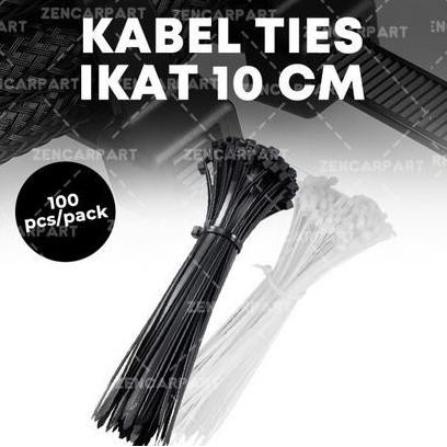 

KABEL TIS Cable Ties 10cm Cabel Tie Tali Serut perapih Kabel 10 cm