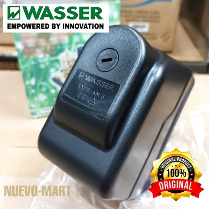Otomatis Pompa Air WASSER Semi Jet Pump AM 5 Pressure Switch Ori AM/5