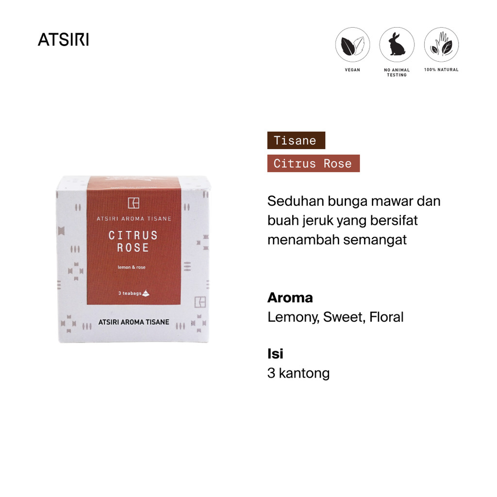 

Rumah Atsiri Citrus Rose Atsiri Aroma Tisane