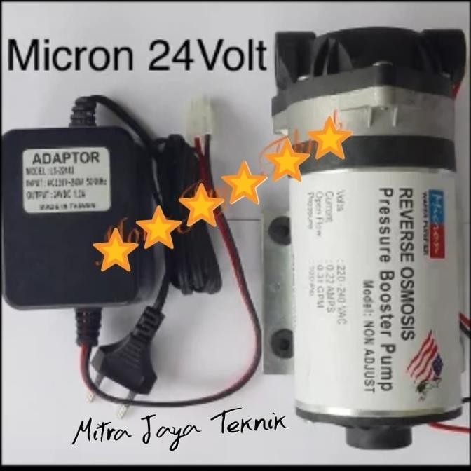 Pompa RO Micron 24Volt Pompa Reverse Osmosis