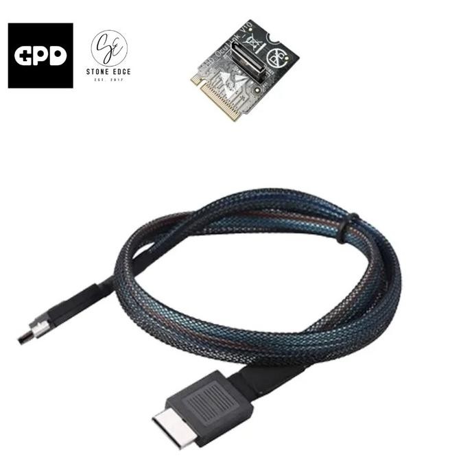 TERLARIS - GPD Original Oculink Cable SFF 8611 M2 Card GPD G1 Thunderbolt 4 USB C