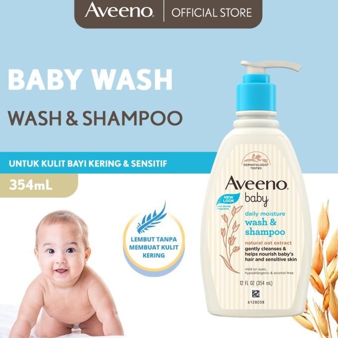 Aveeno Baby Wash & Shampoo 354 Ml