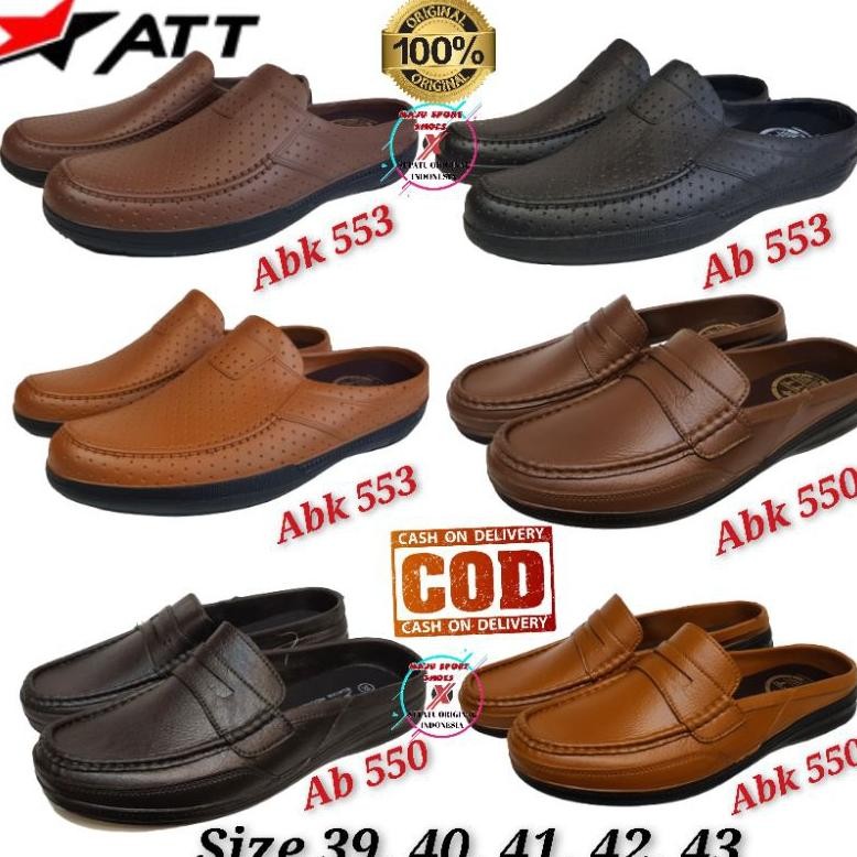 ATT AB ABK 550 551 553 - SANDAL SEPATU KARET ATT ORIGINAL / SELOP ATT / SEPATU SANDAL KARET PRIA / S