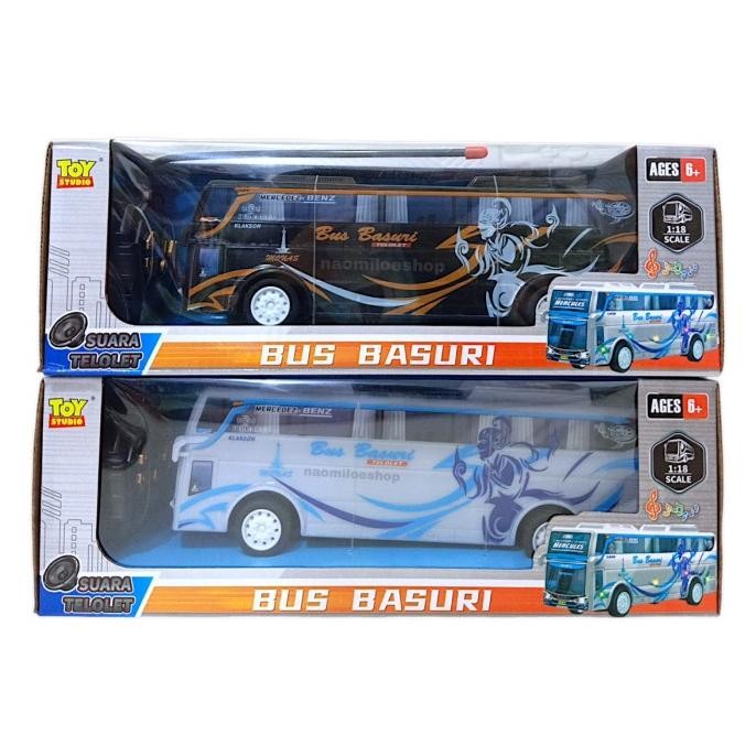 RC BUS BASURI TELOLET mainan bis basuri travel perjalanan bunyi telolet remote control [terbaik]