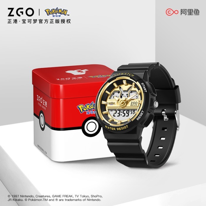 Jam Tangan Pokemon Pikachu Watch ZGO Original Digital