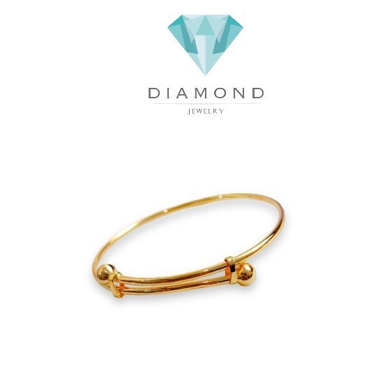 Gelang bayi emas ulir