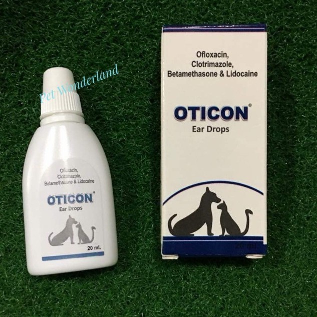 Oticon Ear Drops 20ml - Obat Tetes Telinga Anjing Kucing