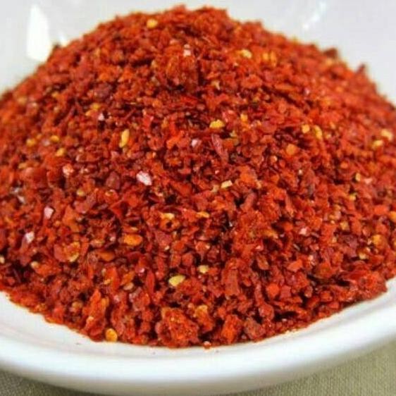 

Gochugaru Hot Pepper Powder Bumbu Cabe Bubuk Kimchi Korea 500G