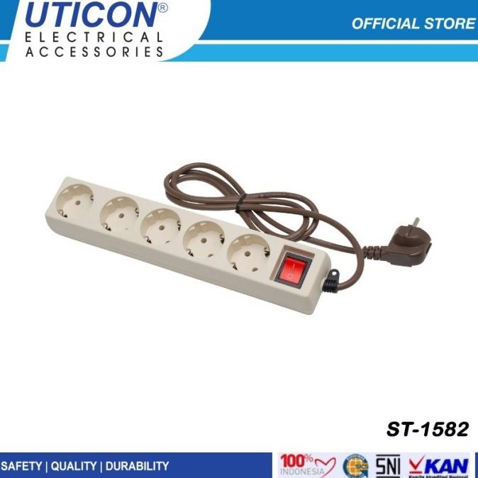 

TERSEDIA STOP KONTAK UTICON 5 LOBANG 1.5 METER ST-1482