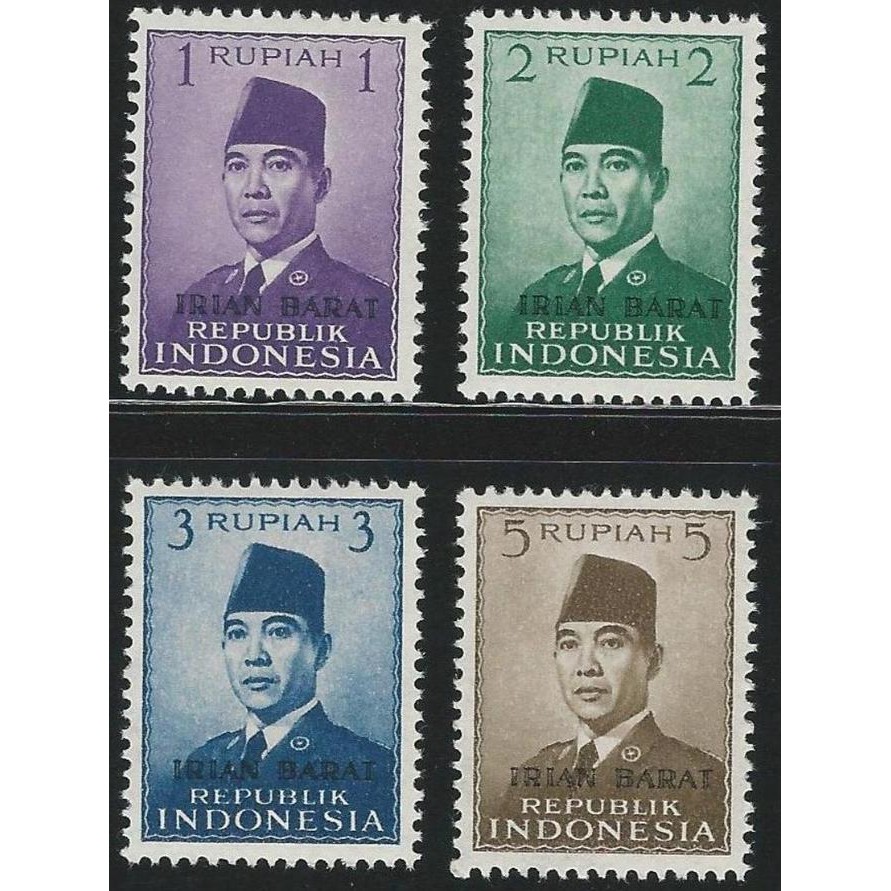 

Perangko/Prangko Indonesia. Presiden Soekarno Cetak Tindih Irian Barat Original Dan Terpercaya